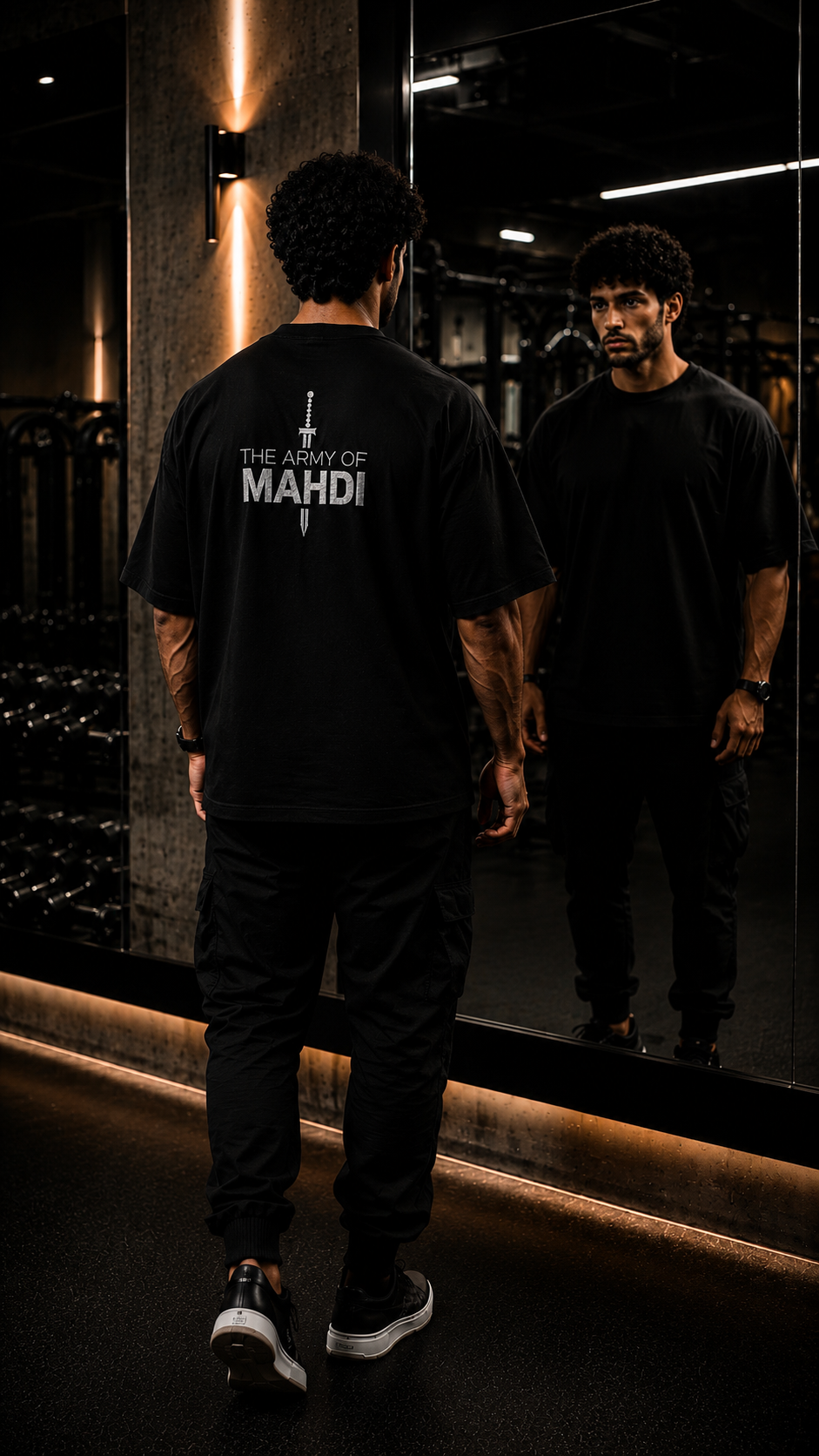 Army of Mahadi oversized embroidery t-shirt – Stylelum