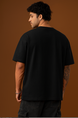 BERSERK LOGO Black Oversized Embroidery T-shirt