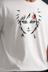 Garrai Hatch Black Oversized Embroidery T-shirt