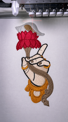 Mahaganpati edition oversized embroidery t-shirt – Stylelum