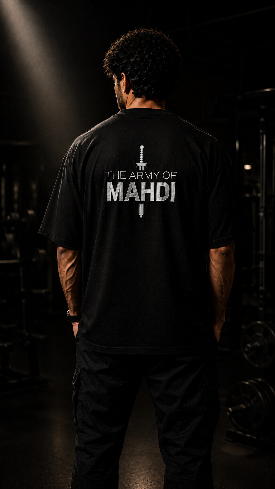 Army of Mahadi oversized embroidery t-shirt – Stylelum