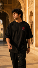 The Labbaik Edition Embroidery Oversized Tshirt