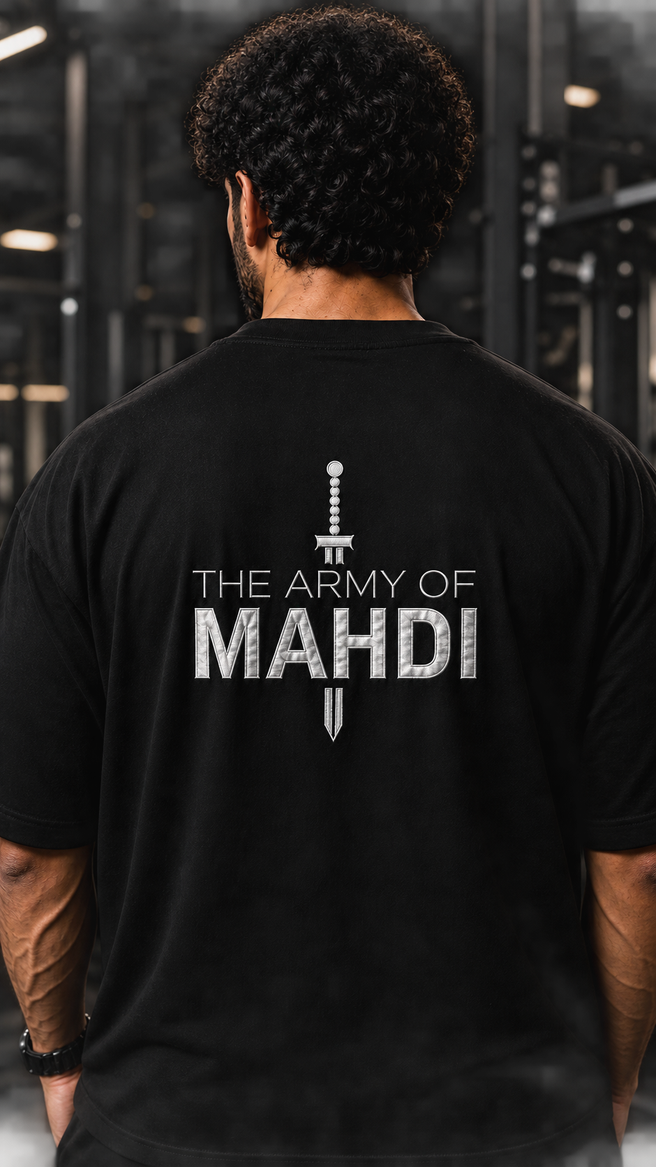 Army of Mahadi oversized embroidery t-shirt – Stylelum