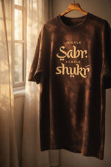 Sabar Shukr Oversized Embroidery T-shirt